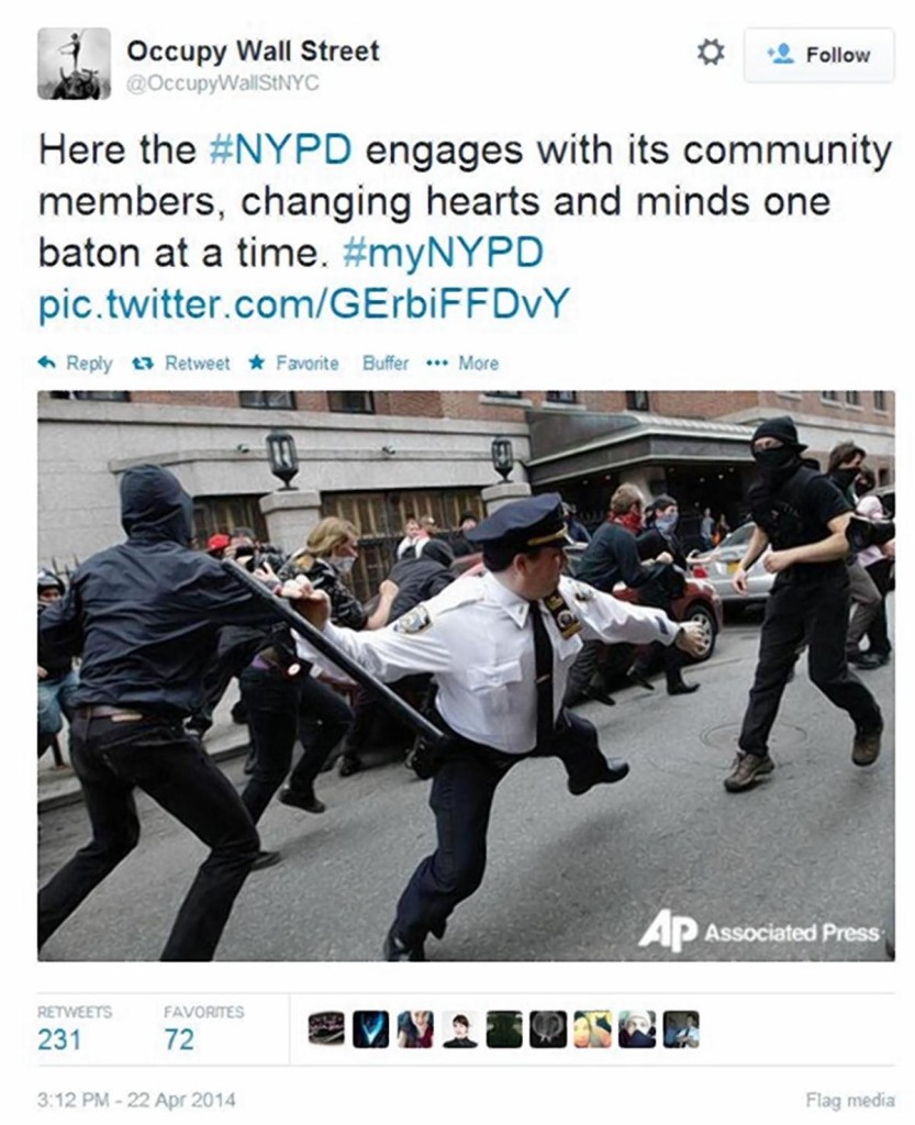 NYPD Twitter Fail Occupy