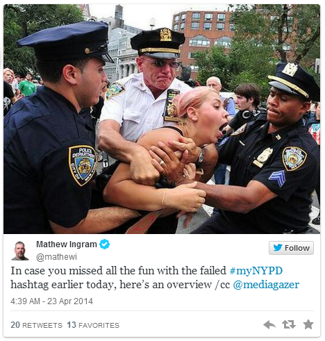 NYPD Twitter Fail