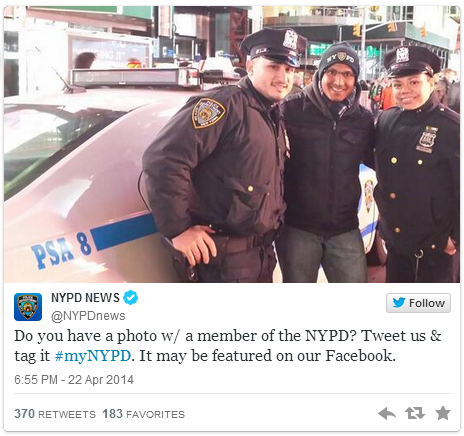 NYPD Twitter Original Post